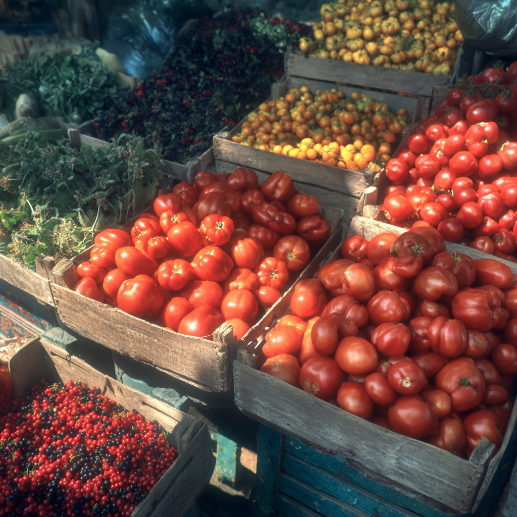 Legume și fructe proaspete pentru alimentație sănătoasă